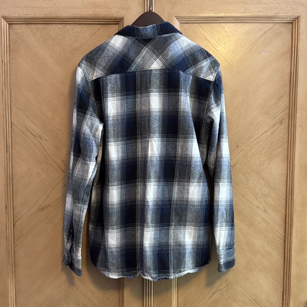 RVCA Flannel Long Sleeve Button Down - M - Picture 2 of 3